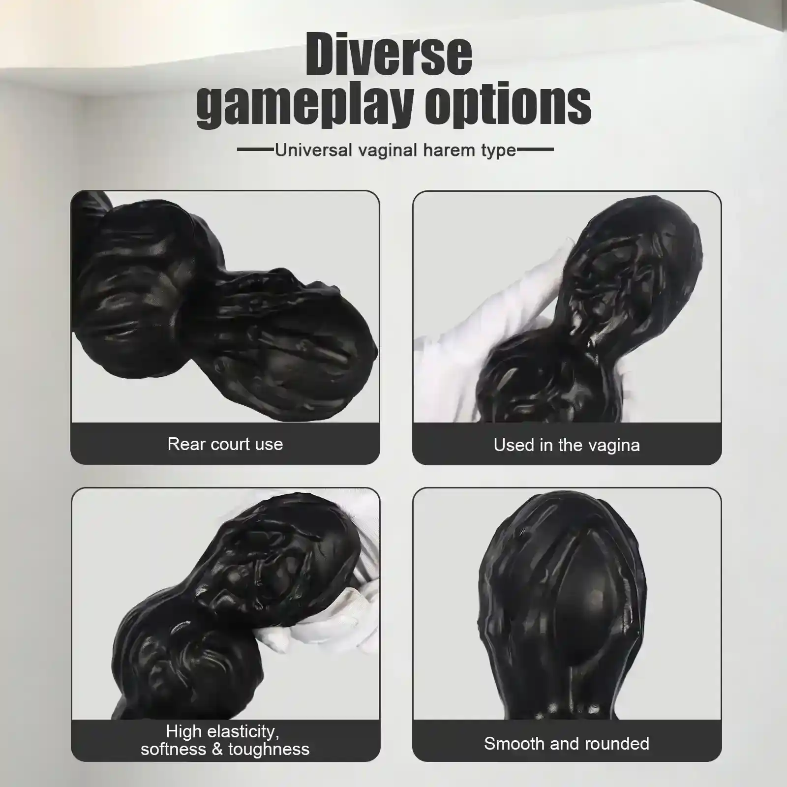 ensemble plugs anaux caoutchouc souple