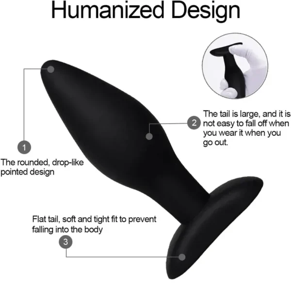 ensemble plugs anaux forme conique