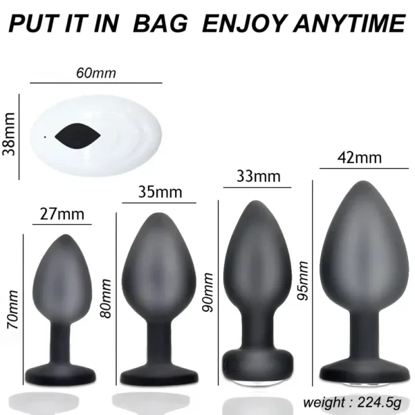 ensemble plugs anaux tailles différentes