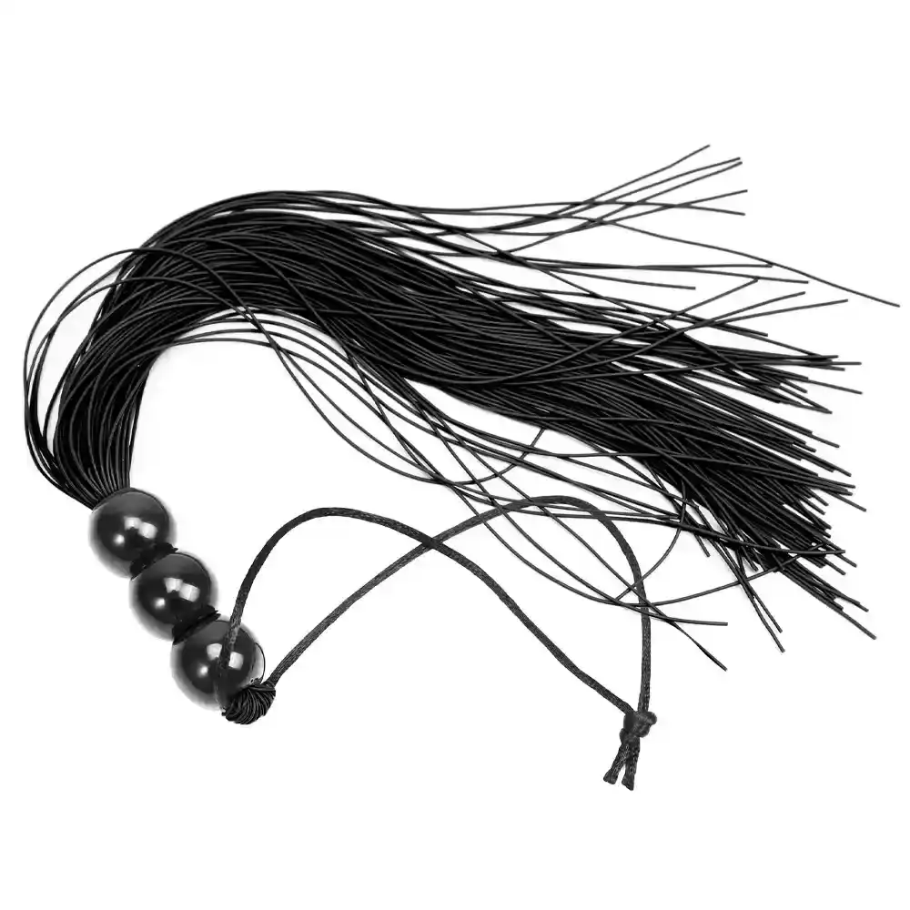 flogger bdsm franges en silicone rose
