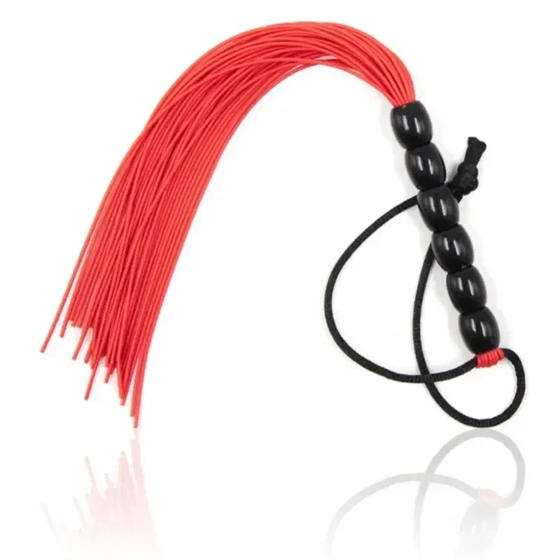 flogger doux cuir pu plume
