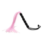 flogger en cuir pu noir
