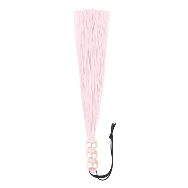 fouet bdsm franges silicone léger bleu