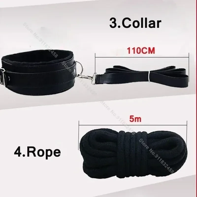 fouet cuir et velours noir