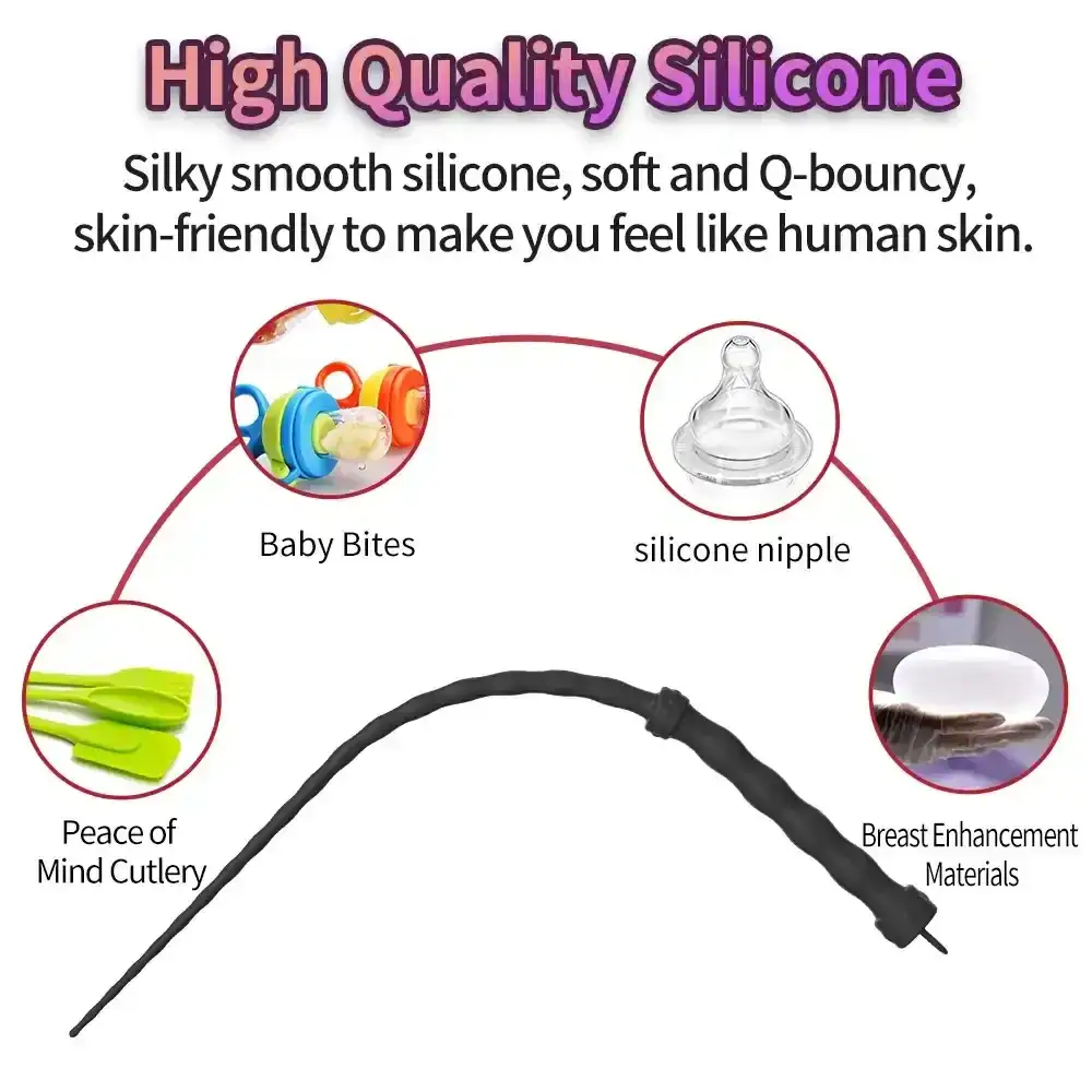 fouet queue silicone 57cm