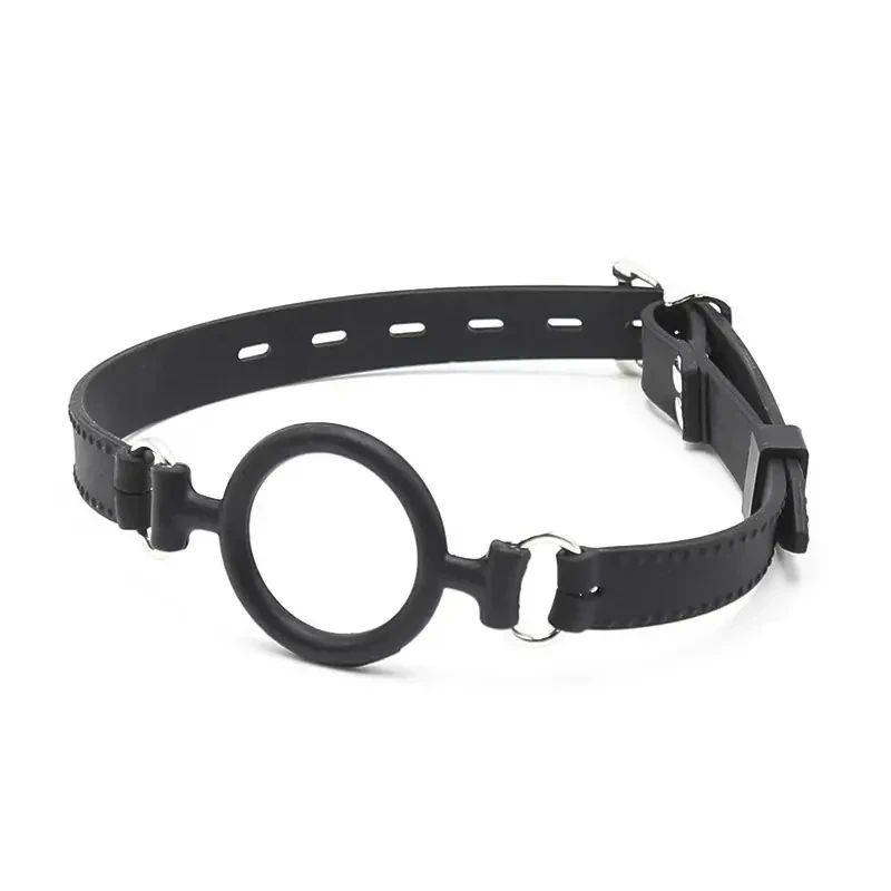 gag bouche silicone sangle reglable