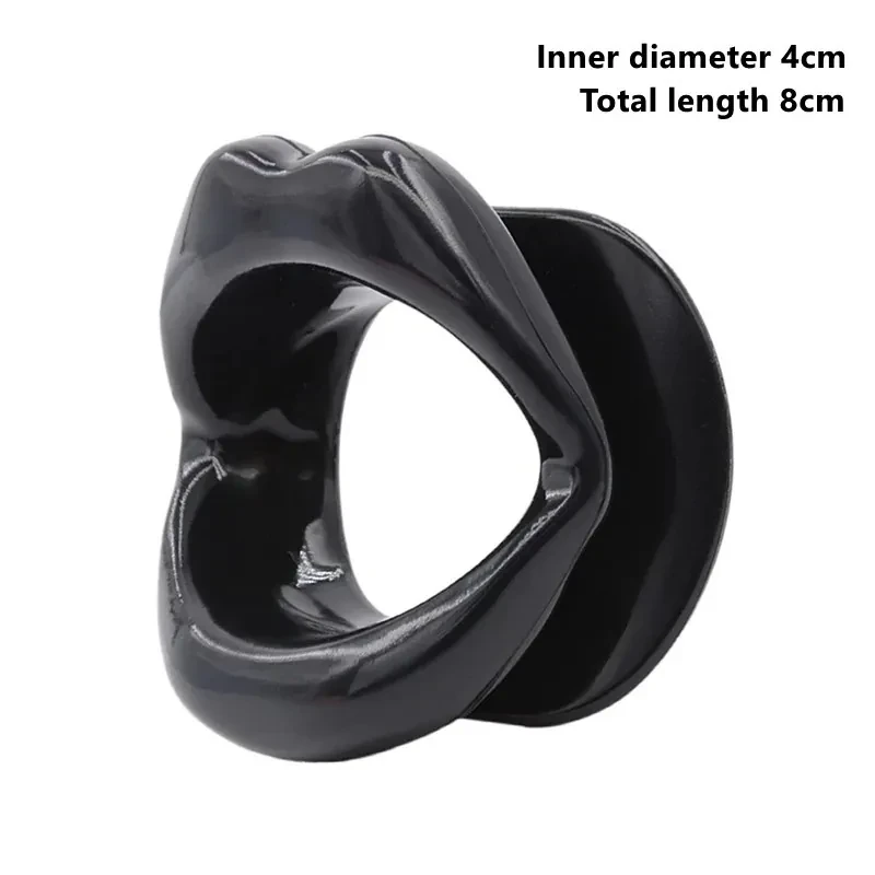 gag bouche violet sangle ajustable