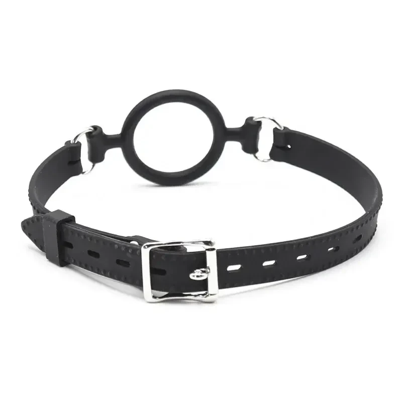 gag silicone rose sangle reglable