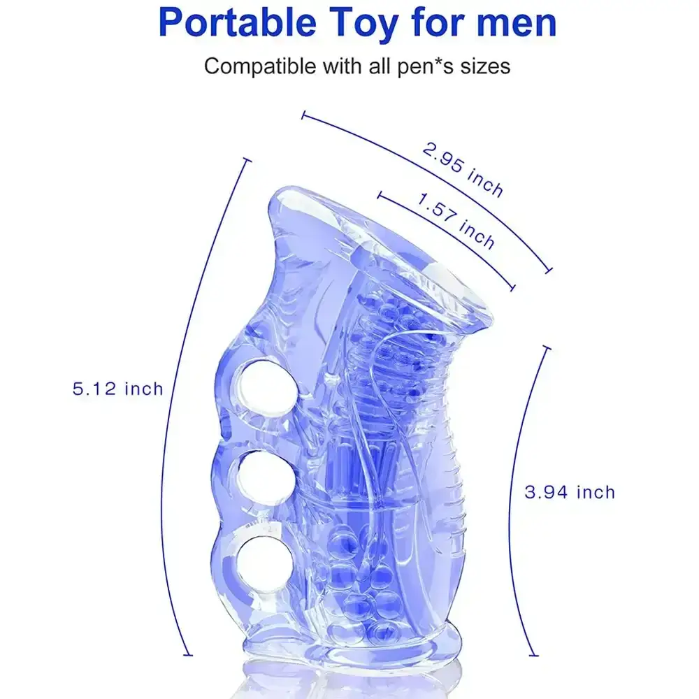 gaine anale et orale a texture perlee
