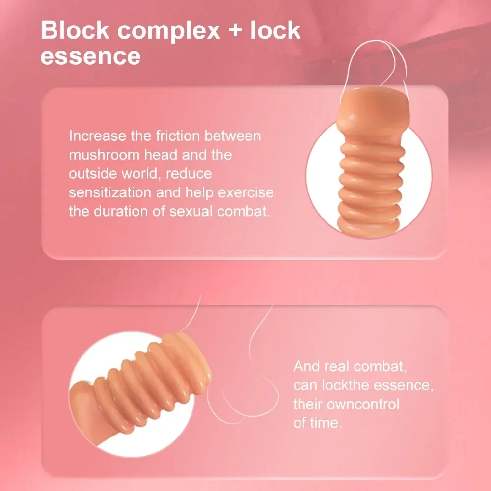 gaine penienne texturee adherence parfaite tpe