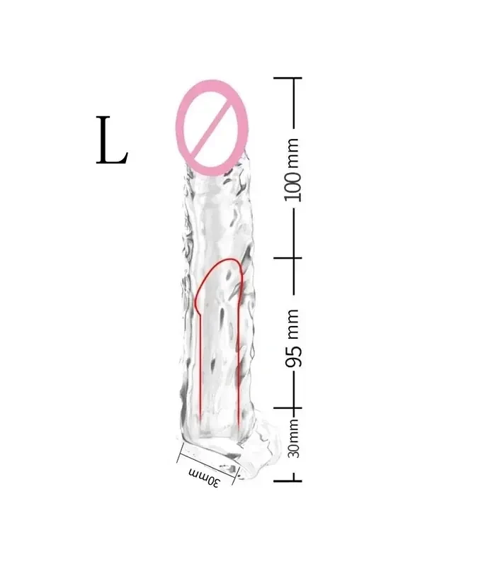 gaine penienne tpe reutilisable transparent