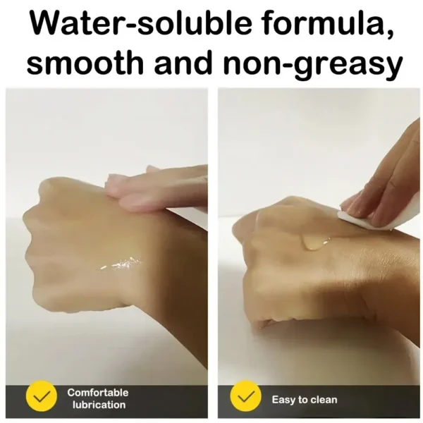 gel anal transparent à base deau