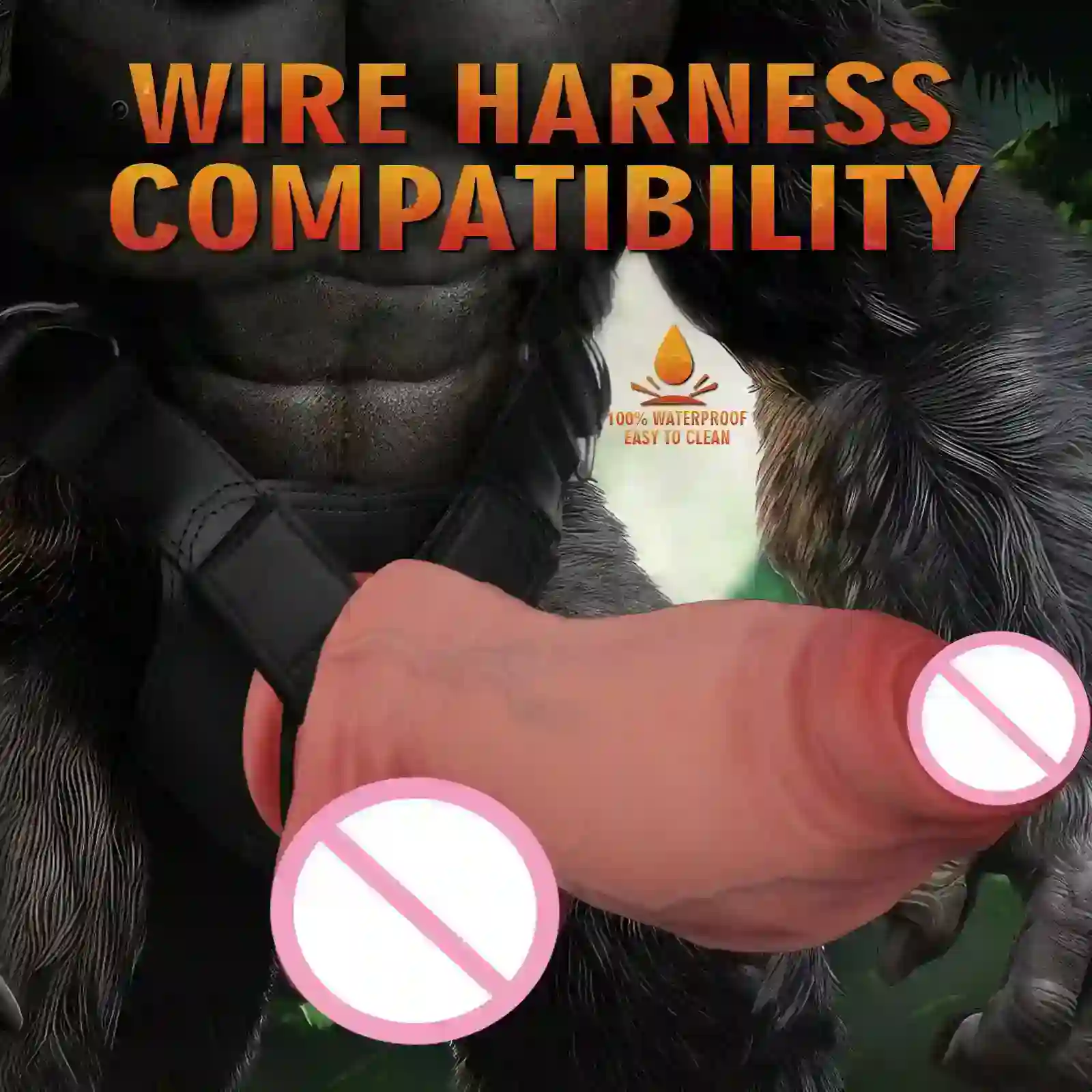 gode a noeud pour exploration vaginale