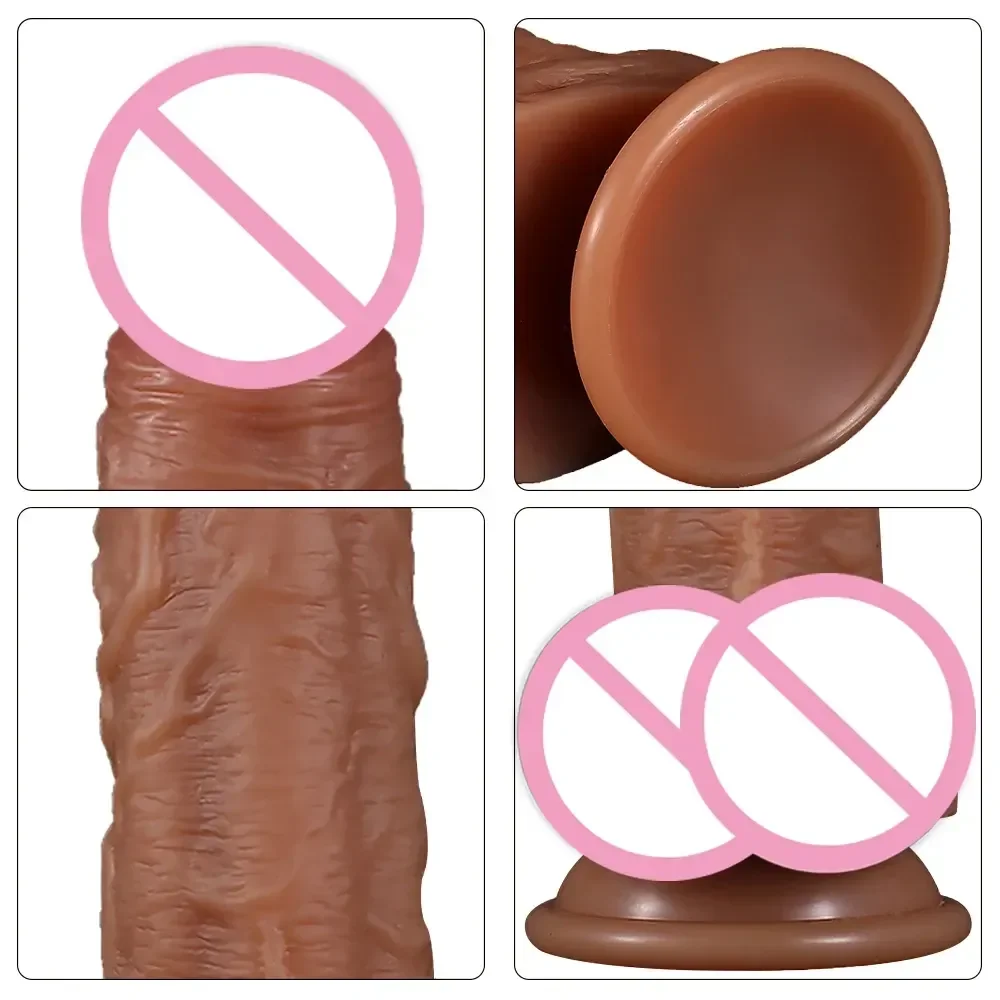 gode avec ventouse forte en silicone