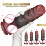 gode en silicone médical avec ventouse amovible