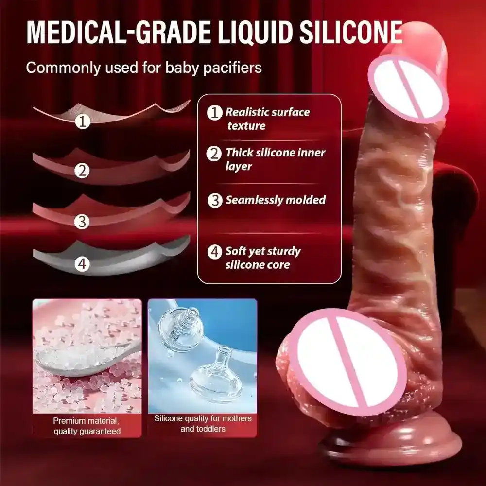gode phallique avec ventouse puissante 1