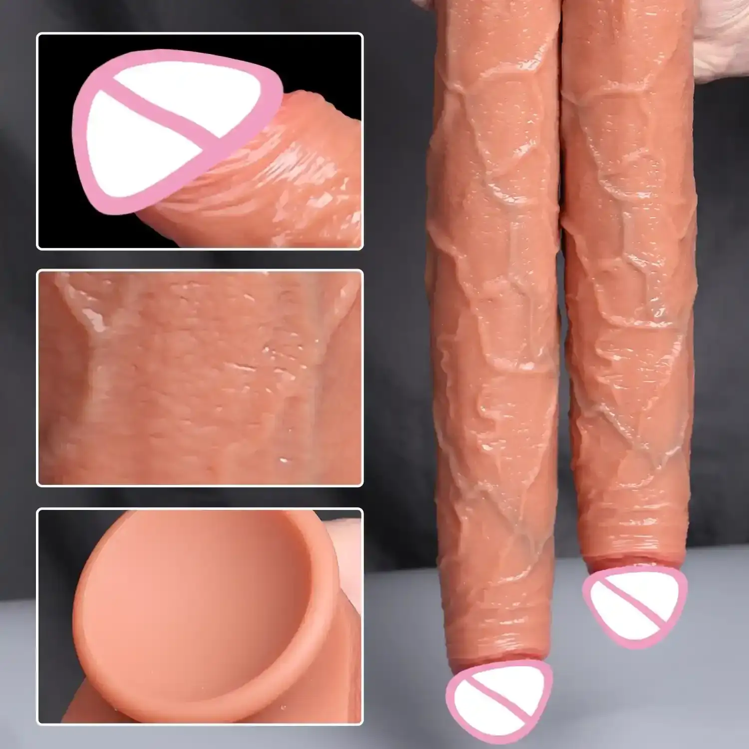 gode phallique realiste en silicone medical 2