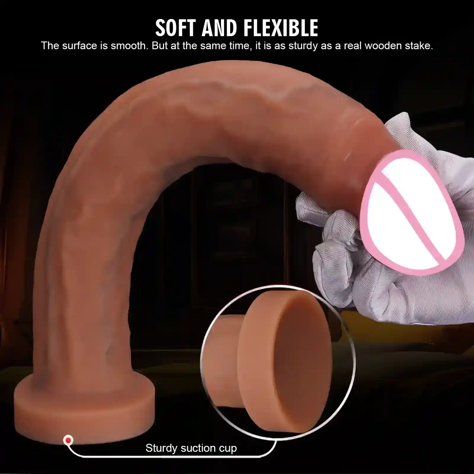 gode phallique realiste silicone premium