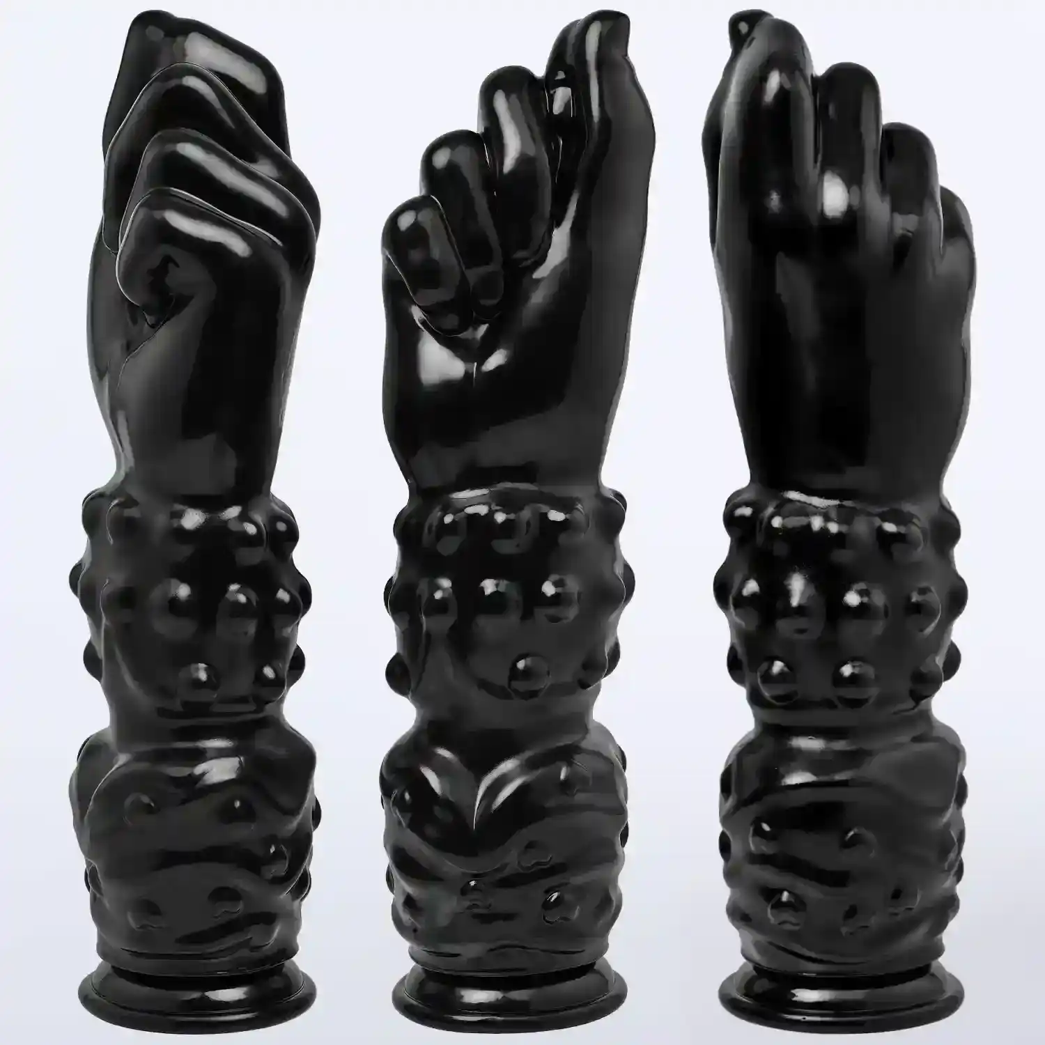 gode poing silicone texture grande taille