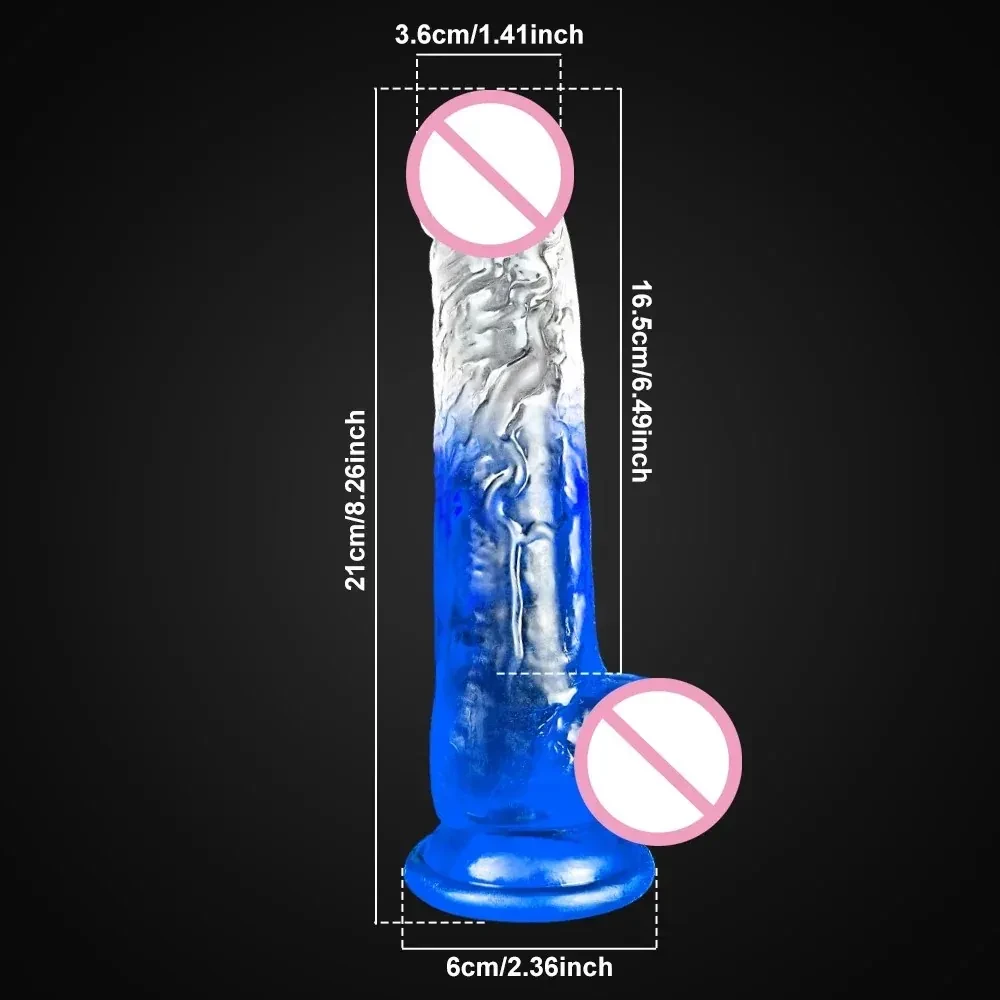 gode réaliste à ventouse pour surfaces lisses