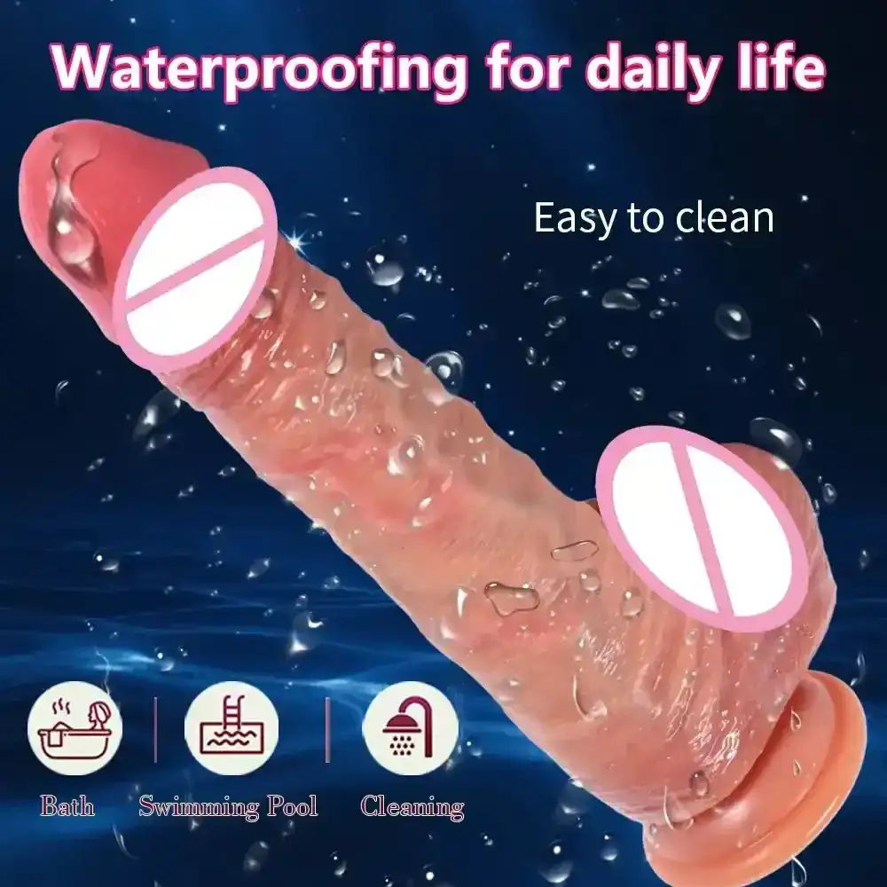 gode réaliste avec ventouse et testicules