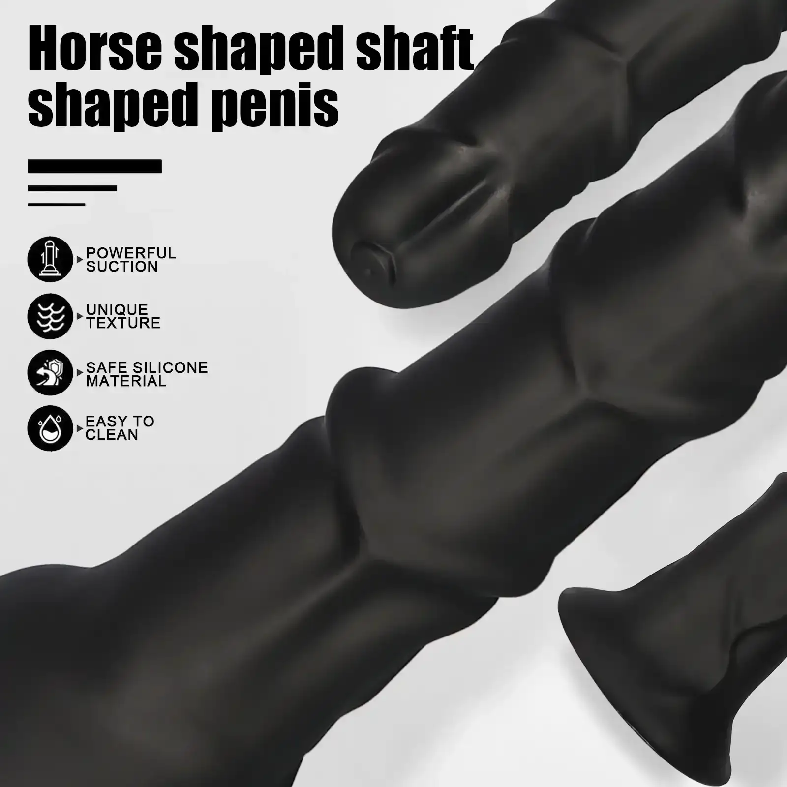 gode realiste avec ventouse et texture