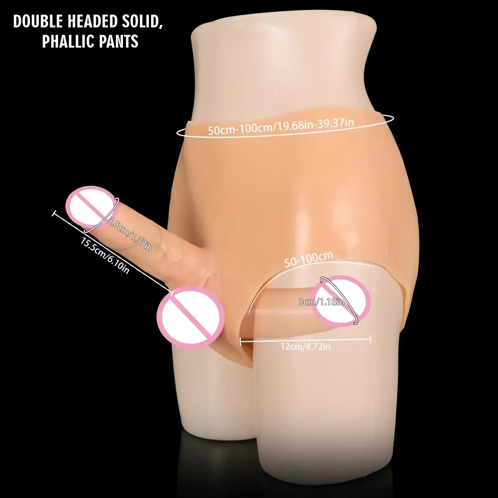 gode realiste double penetration silicone