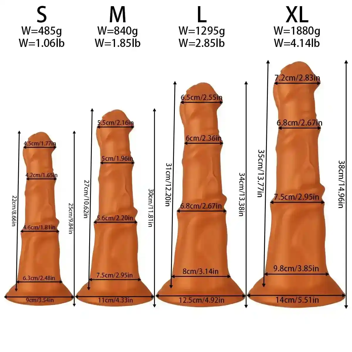 gode réaliste grande taille pour couple