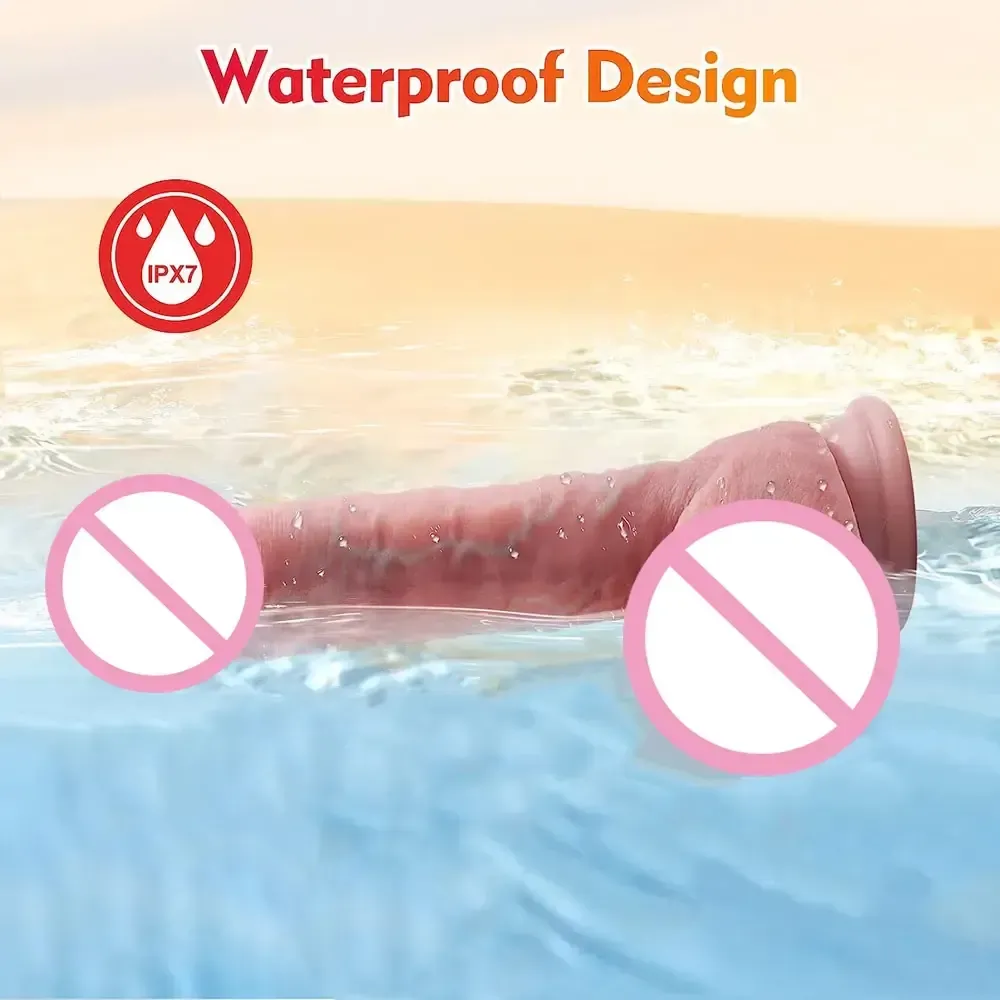 gode realiste vibrant telecommande