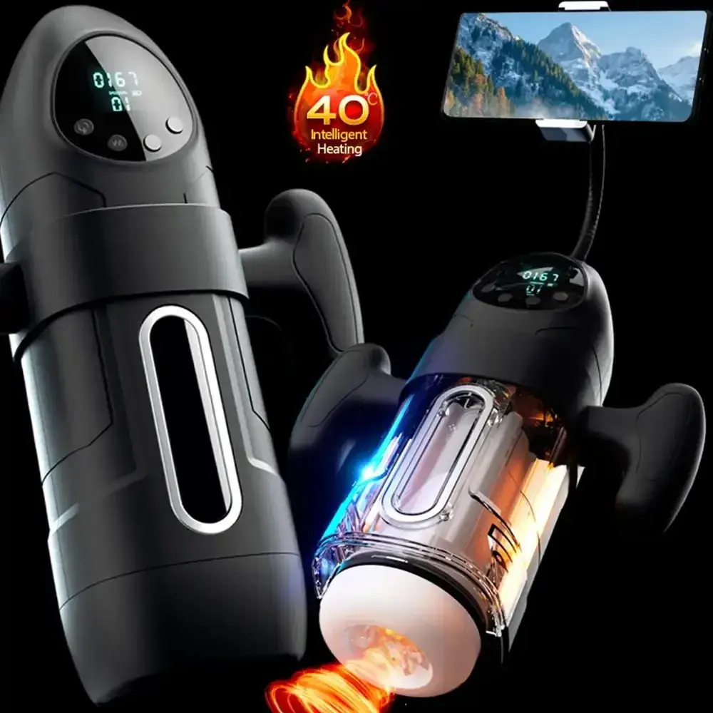 gode vibrant homme gorge profonde chauffant