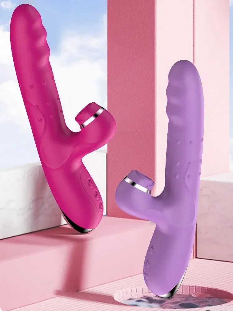 gode vibrant rotatif en silicone medical