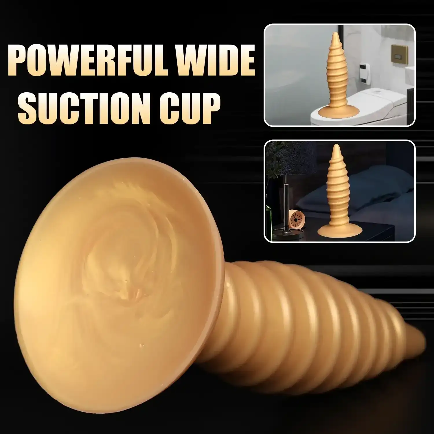 godemiche anal spirale silicone medical
