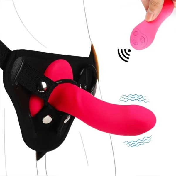 harnais vibrant double pénétration