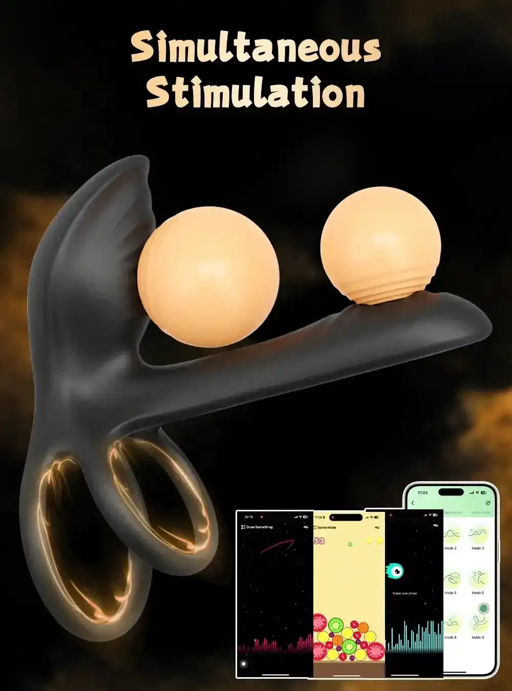 isensualflow fr anneau vibrant bluetooth en silicone