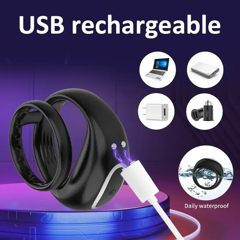 isensualflow fr anneau vibrant connecte en silicone medical