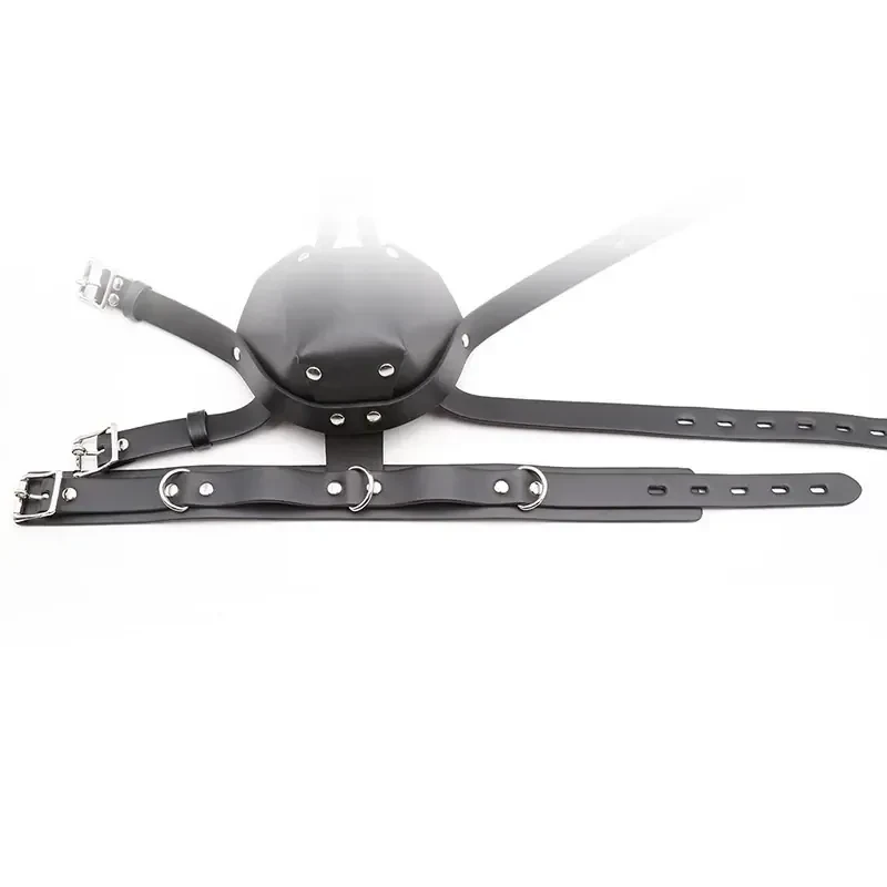 isensualflow fr harnais baillon en cuir pu noir