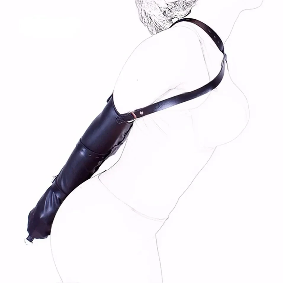 isensualflow fr liaisons de bras cuir pu noir ajustables