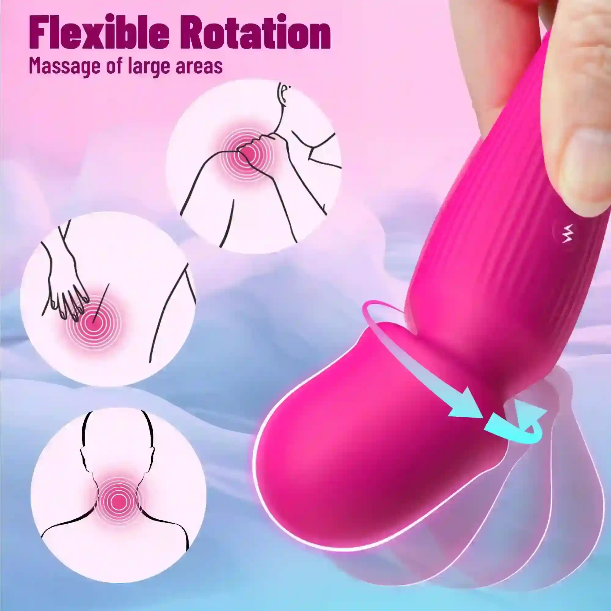 isensualflow fr mini vibromasseur en silicone doux rechargeable