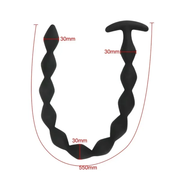 isensualflow fr perles anales 57.5cm silicone médical