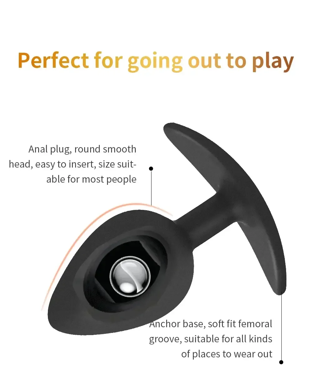 isensualflow fr plug anal noir en silicone medical 2