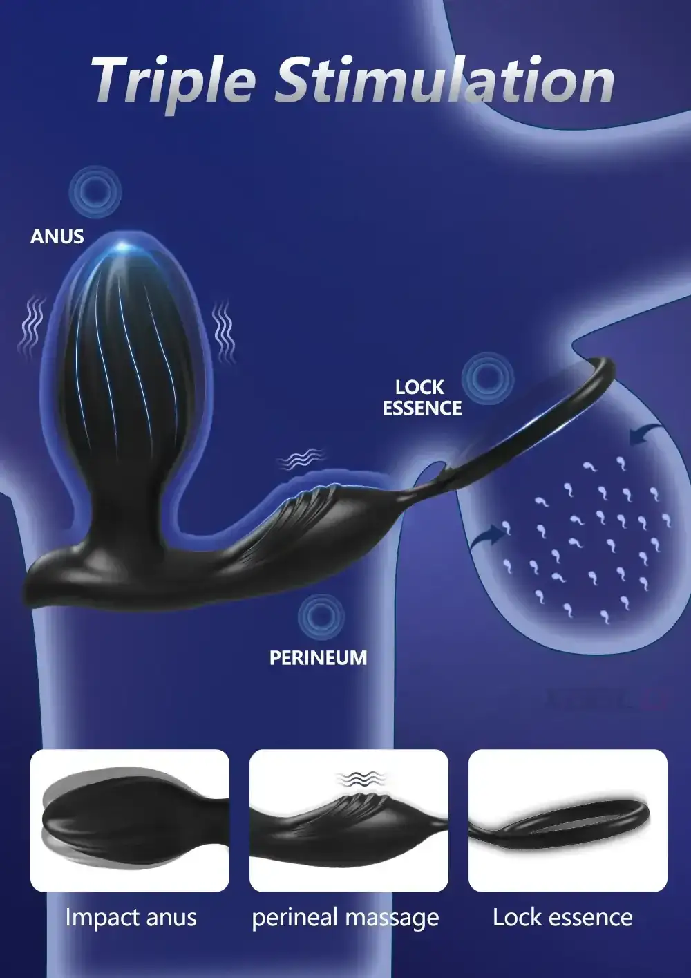isensualflow fr plug anal silicone medical vibrant incurve