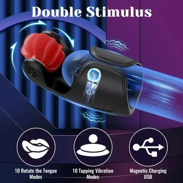 isensualflow fr stimulateur de verge avec modes de léchage