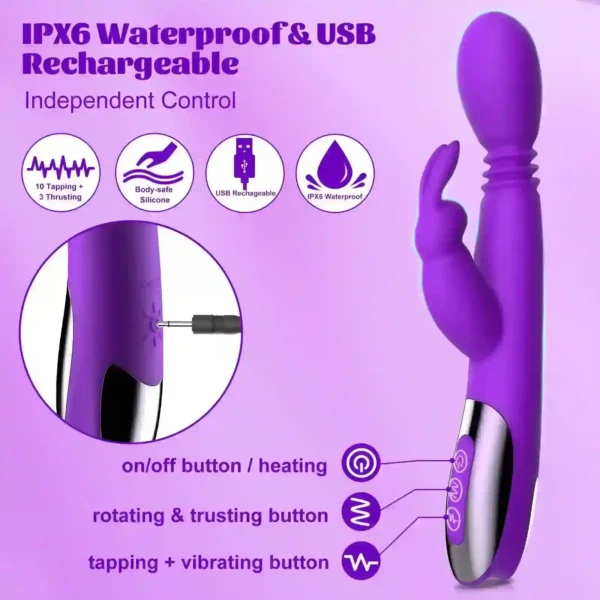 isensualflow fr vibrateur lapin en silicone médical