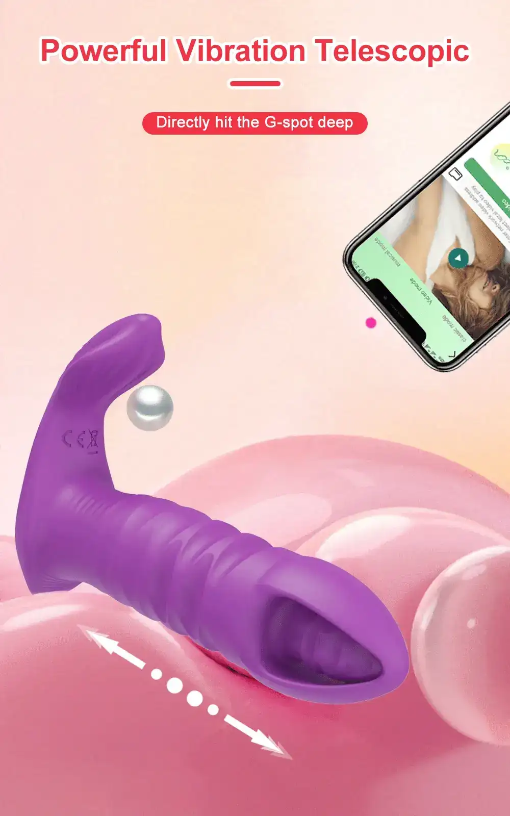 isensualflow fr vibrateur point g bluetooth violet