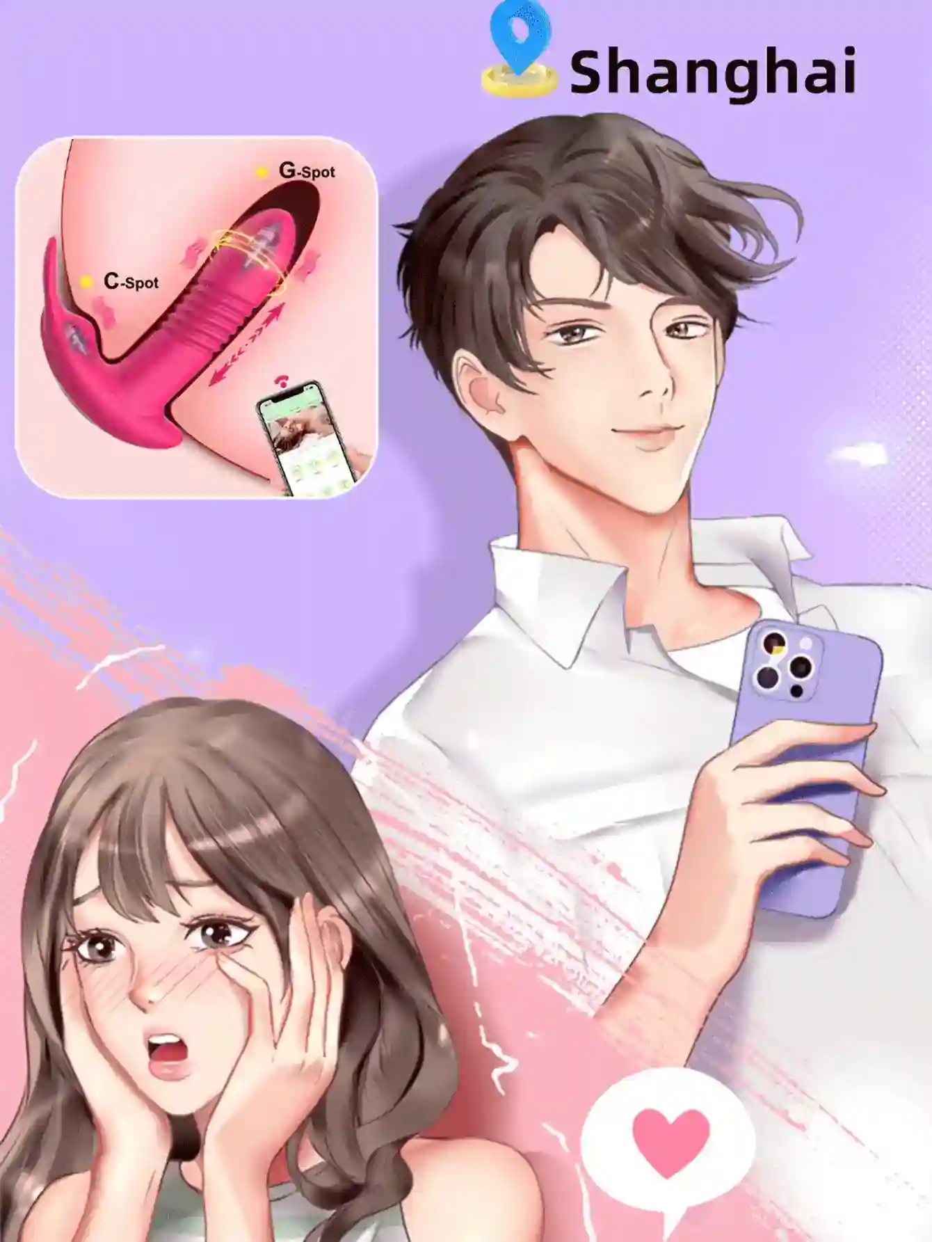 isensualflow fr vibrateur portable billes rotatives silicone