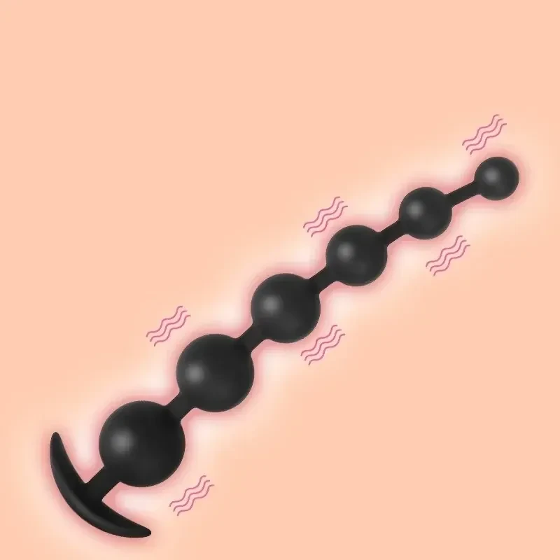 jouet anal de plaisir progressif en silicone
