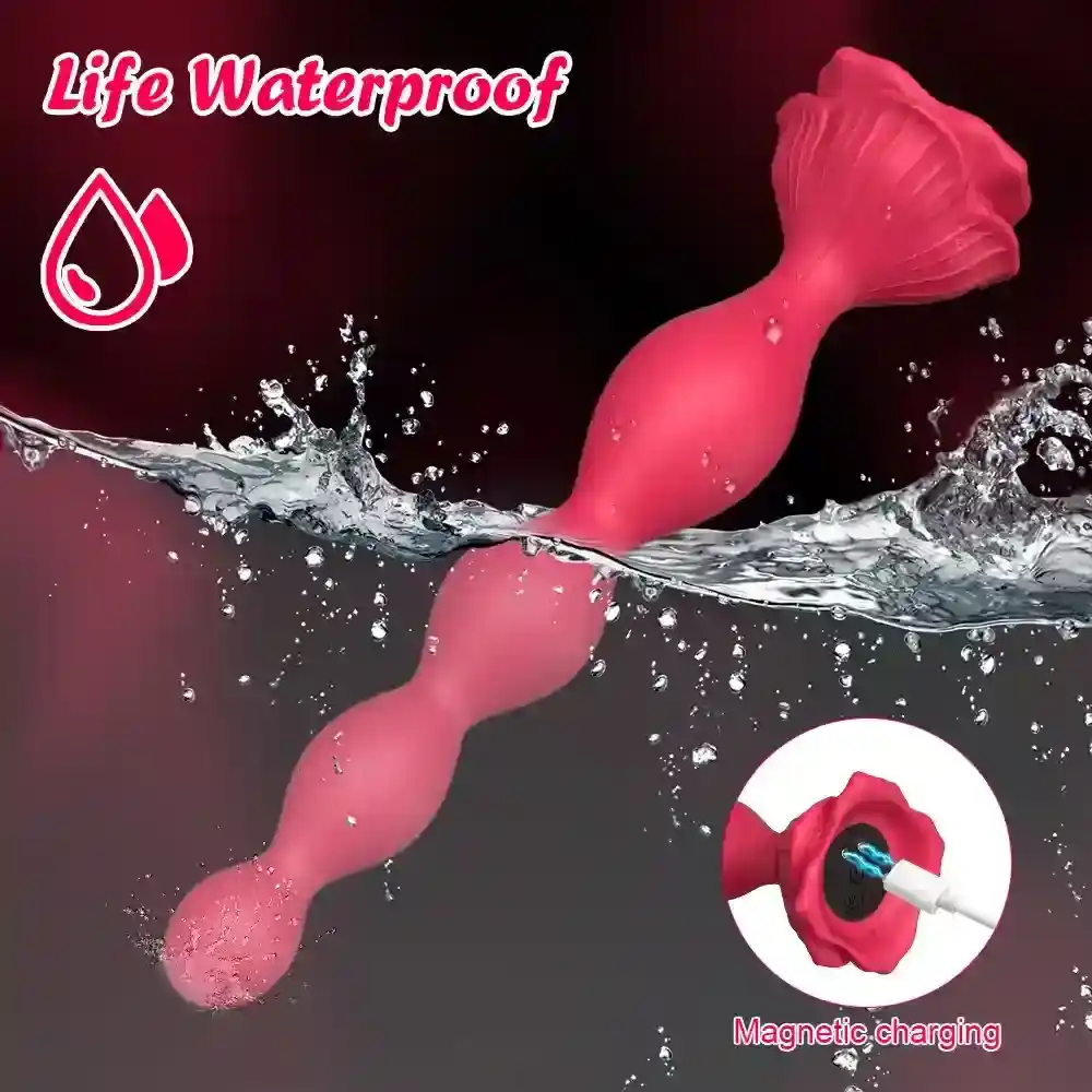 jouet anal et clitoridien silicone