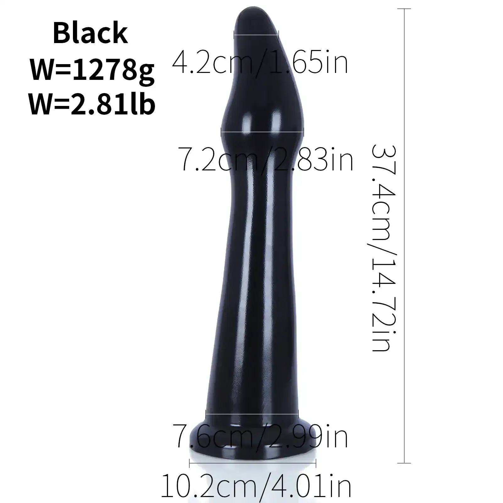 jouet anal long avec ventouse