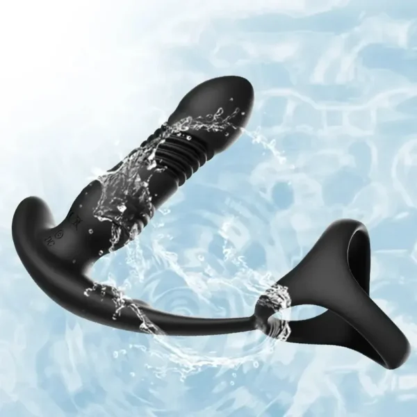 jouet anal silicone avec vibration personnalisable application