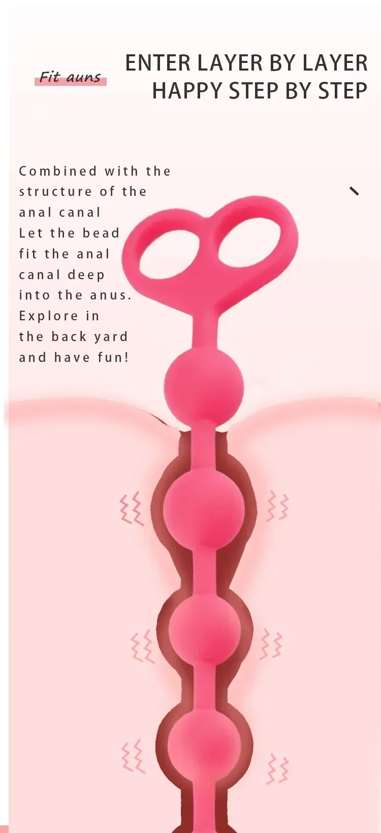 jouet anal silicone medical progressif